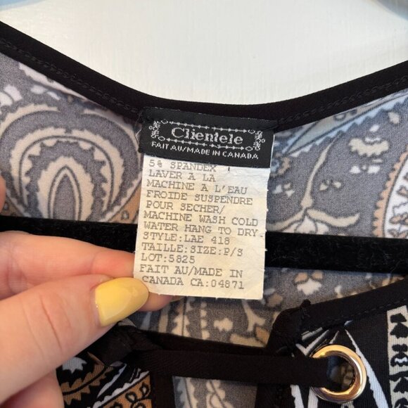 Vintage Clientele Sleeveless Midi Dress Paisley Print - Picture 4 of 9